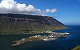 Ísafjörður (ville) (09/09/2009) Ísafjörður vu de la montagne Kirkjubólshlíð © Aron Ingi Ólason